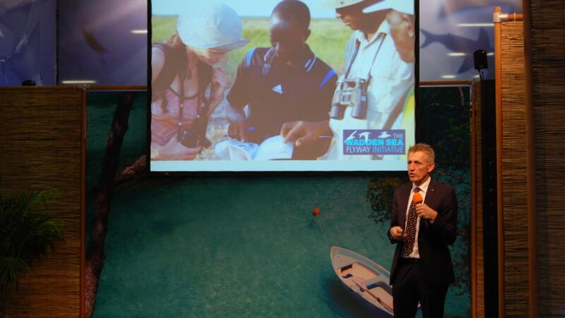 Peter Südbeck on ITB stage. CWSS.