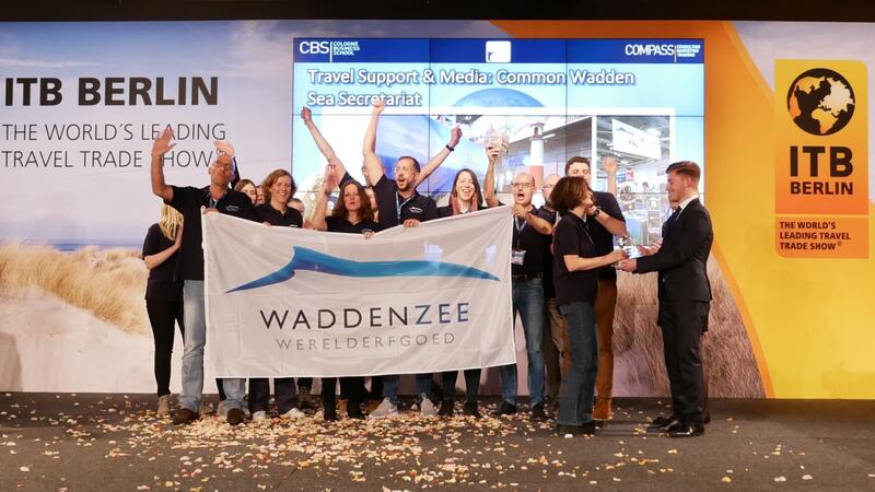 The ITB Wadden Sea team at the award ceremony. CWSS.