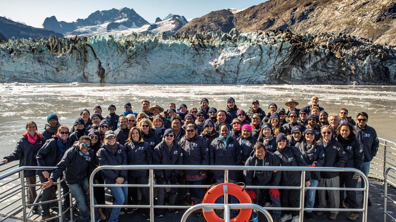 The marine site managers during the 4th World Heritage Marine Managers Conference. UNESCO / Daniel Correia.