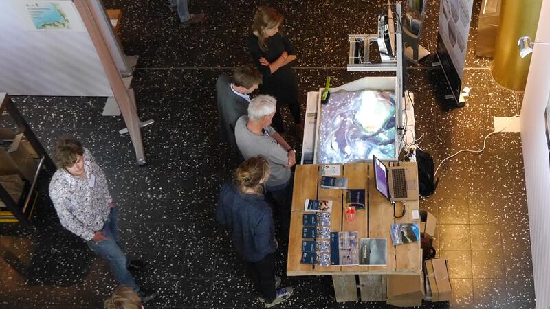 Booth at the information market of the Leeuwarden Conference in 2018. CWSS.