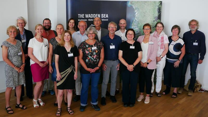 Speakers of the Wadden Sea Day 2022. © CWSS/ Bostelmann. Speakers of the Wadden Sea Day 2022. © CWSS/ Bostelmann.
