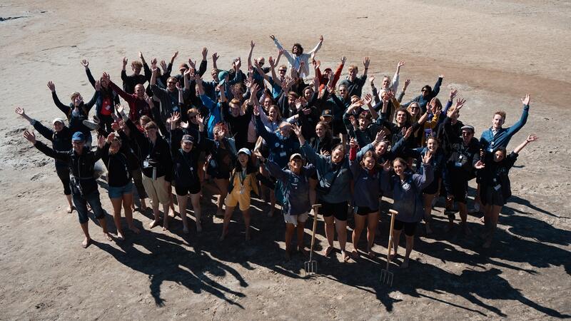 Participants of the Trilateral Youth Conference. Waverunner/ Lukas Gottwald.